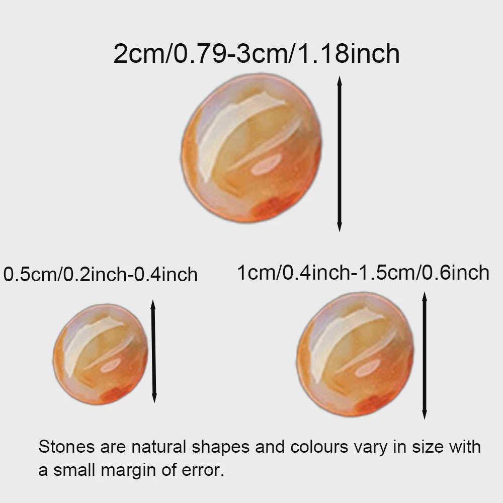 Set Gepolijste Kristalstenen - Multi-Color Tumblestones voor Decoratie & Meditatie