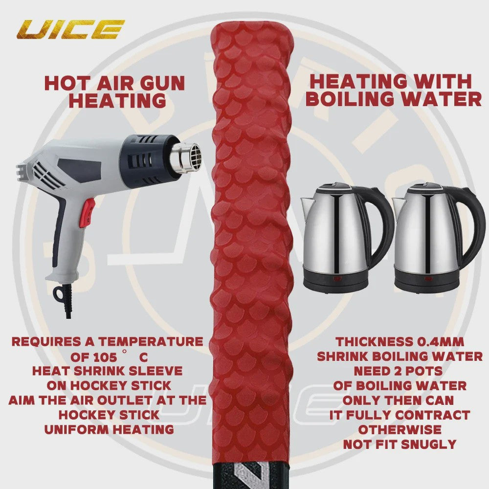 Hittekrimpbare Grip voor Hockey Sticks - Antislip & Duurzaam