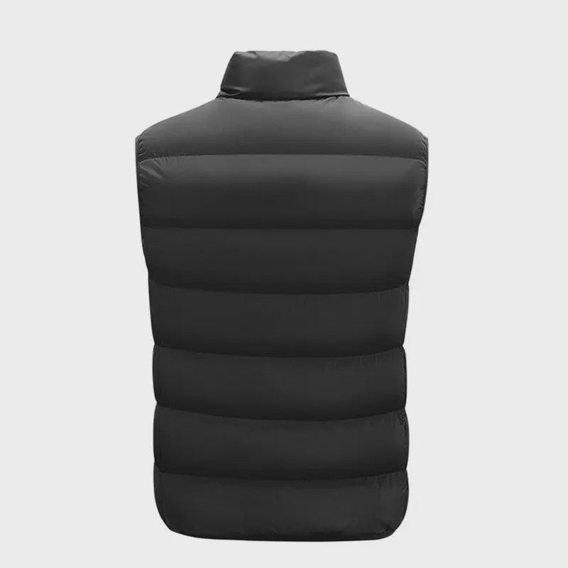 Herfst Winter Heren Vest - Warm, Waterdicht en Casual Stand-up Collar Gilet