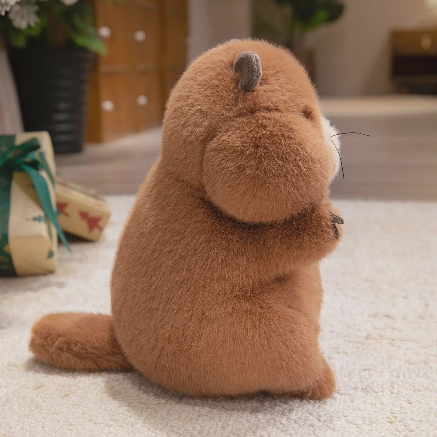 Pluche Bever Knuffel - Zachte Pluche Bever Speelgoed voor Kinderen - Diverse Maten