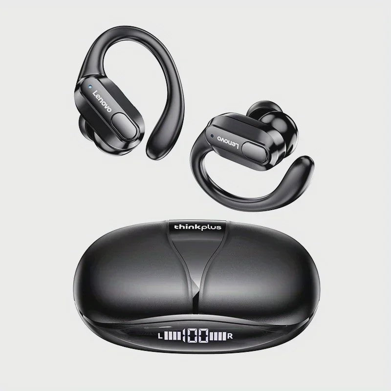 Lenovo XT80 Draadloze Oordopjes met Oorhaken - Bluetooth 5.4, Ruisonderdrukking, Waterdicht