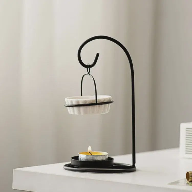 Sfeervolle Aroma Brander & Kaarsenhouder - Mozaïek Design voor Romantische Sfeer