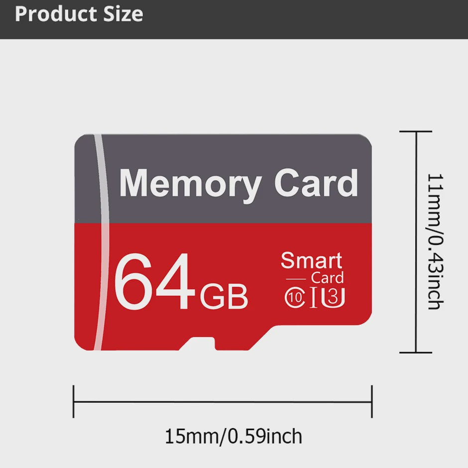 Snelle Micro SD Kaart - Class 10 Opslag voor Smartphone & meer (1GB-128GB)