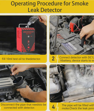 YUTT YT01 Rooklekdetector voor Auto's - Universeel en Compleet voor Inspectie van Leidingen