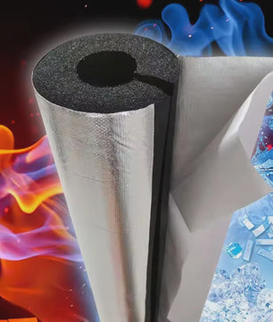 Zelfklevende Schuim Pijpisolatie met Aluminiumfolie - 16-60mm