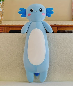 Grote Axolotl Pluche Knuffel - Zacht Kussen Speelgoed voor Kinderen & Volwassenen