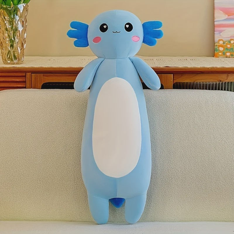 Grote Axolotl Pluche Knuffel - Zacht Kussen Speelgoed voor Kinderen & Volwassenen
