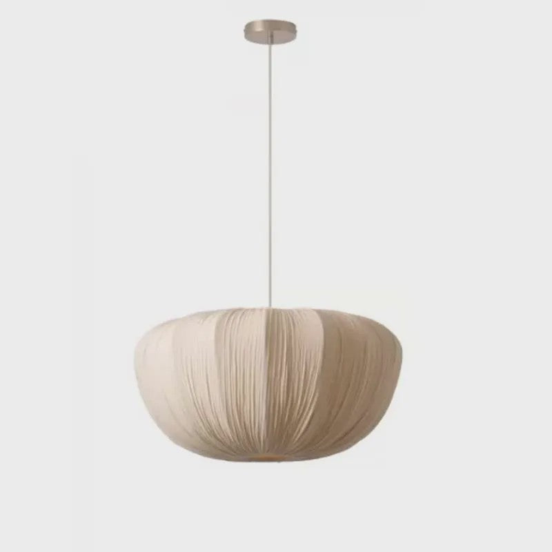 Wabi Sabi Stof Plafondlamp - Scandinavisch Design Hanglamp voor Woonkamer, Eetkamer & Slaapkamer
