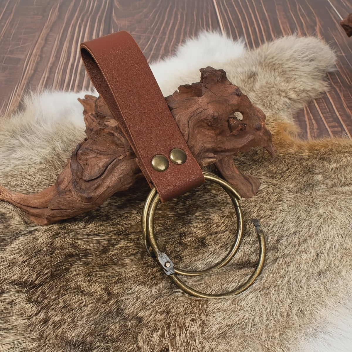 Steampunk Middeleeuwse Lederen Telefoon Portemonnee Tas met Riem - Cosplay Accessoire