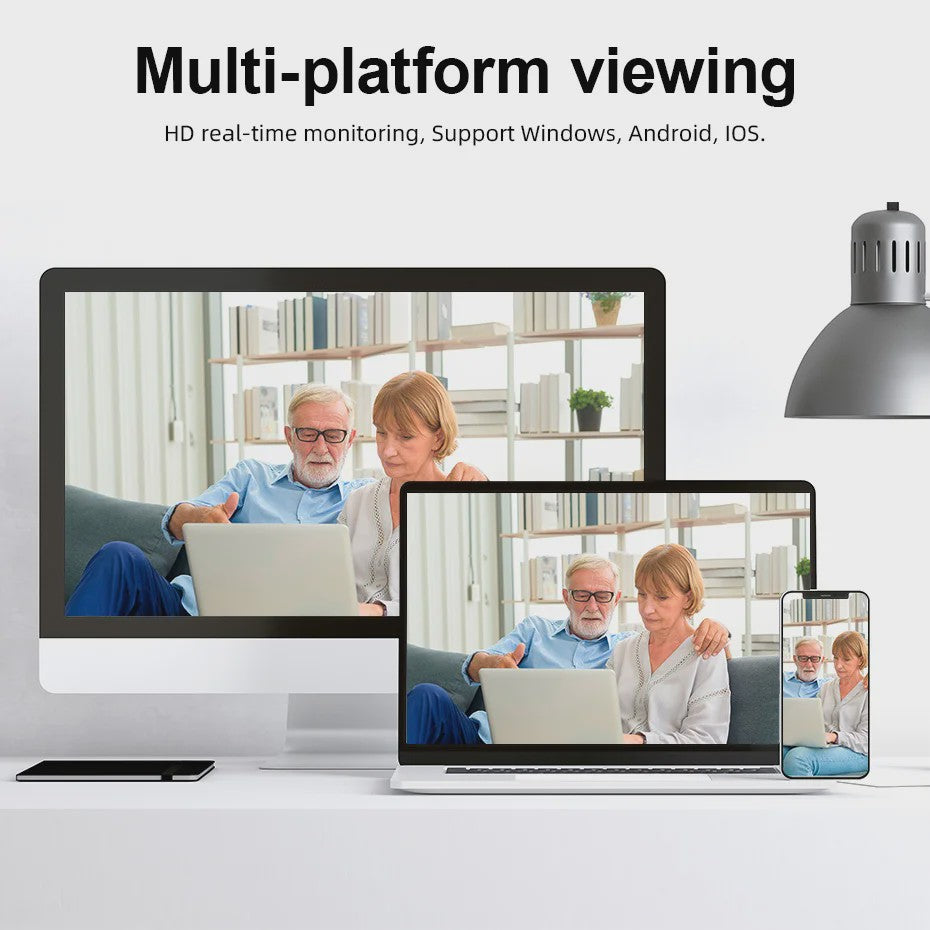 Draadloze 4K 8MP IP Camera met Auto Tracking & Tuya Smart App - Beveiliging & Babyfoon