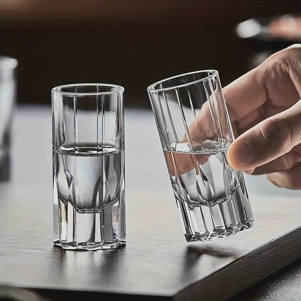 30ml Kristallen Shotglazen Set - Elegante Borrelglazen voor Whiskey, Tequila & Feesten