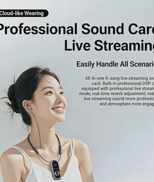 Clip-on Bluetooth Oordopjes met Microfoon & TF-kaart - Draadloze Gaming & Karaoke Headset