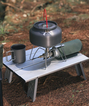 WESTTUNE Ultralichte Mini Campingtafel - Opvouwbaar Aluminium Outdoor Tafel voor Backpacken & Picknick