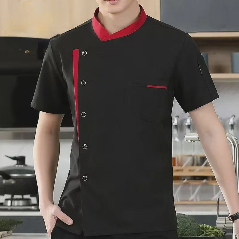 Klassiek Chef Jack met Korte Mouwen - Horeca Uniform voor Heren en Dames