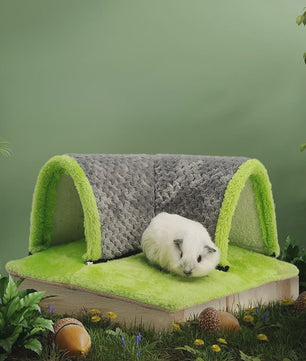 Pluche Hamster Speeltunnel - Warm Hol voor Kleine Huisdieren