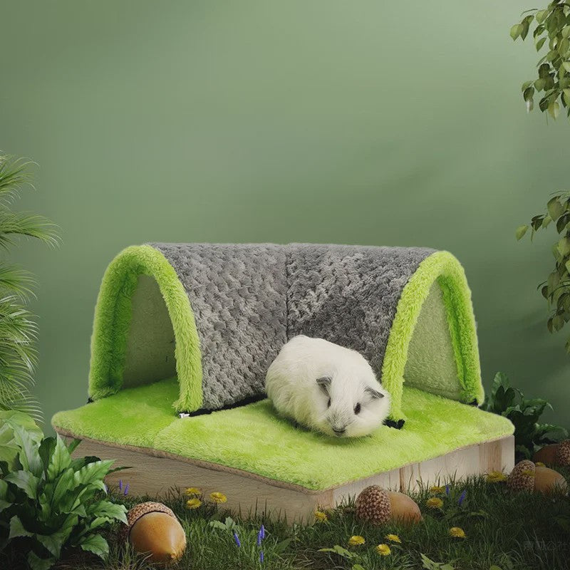 Pluche Hamster Speeltunnel - Warm Hol voor Kleine Huisdieren