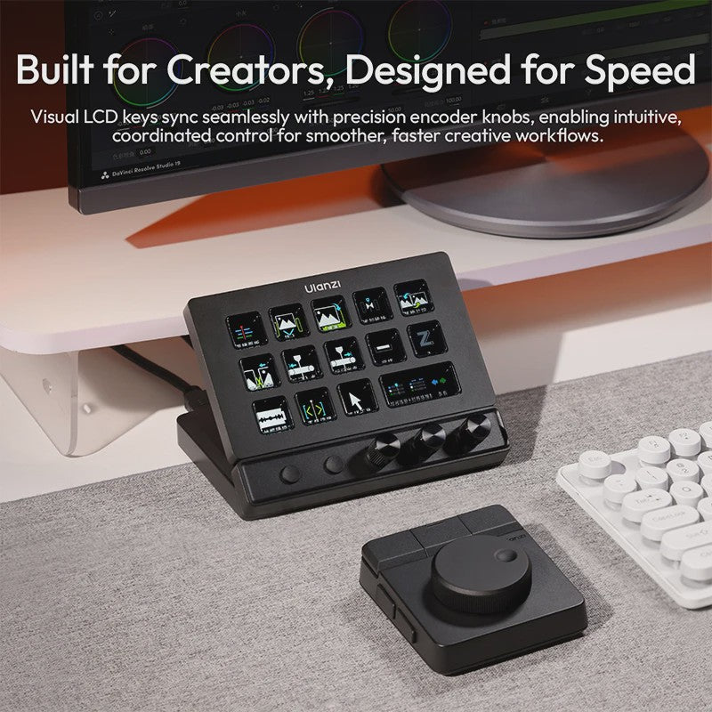 Ulanzi D200X: Alles-in-één Creative Deck Desktop Control Hub voor Video, Foto & Livestreaming