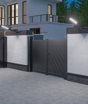 Krachtige Solar Buitenlamp met Bewegingssensor - LED Tuinverlichting