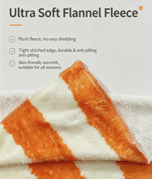 Halloween Pluche Deken met Kraai, Maan & Sterrenprint - Zachte Plaid voor Bank, Bed & Woonkamer