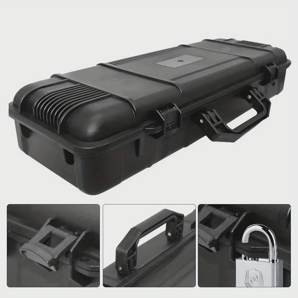 Schokbestendige Opbergkoffer met Schuim - Veilig Transport voor Camera's, Instrumenten & Gereedschap