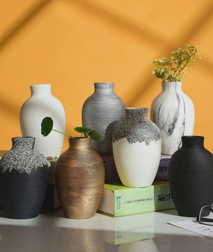 Moderne Keramische Vaas - Scandinavisch Design voor Woonkamer Decoratie