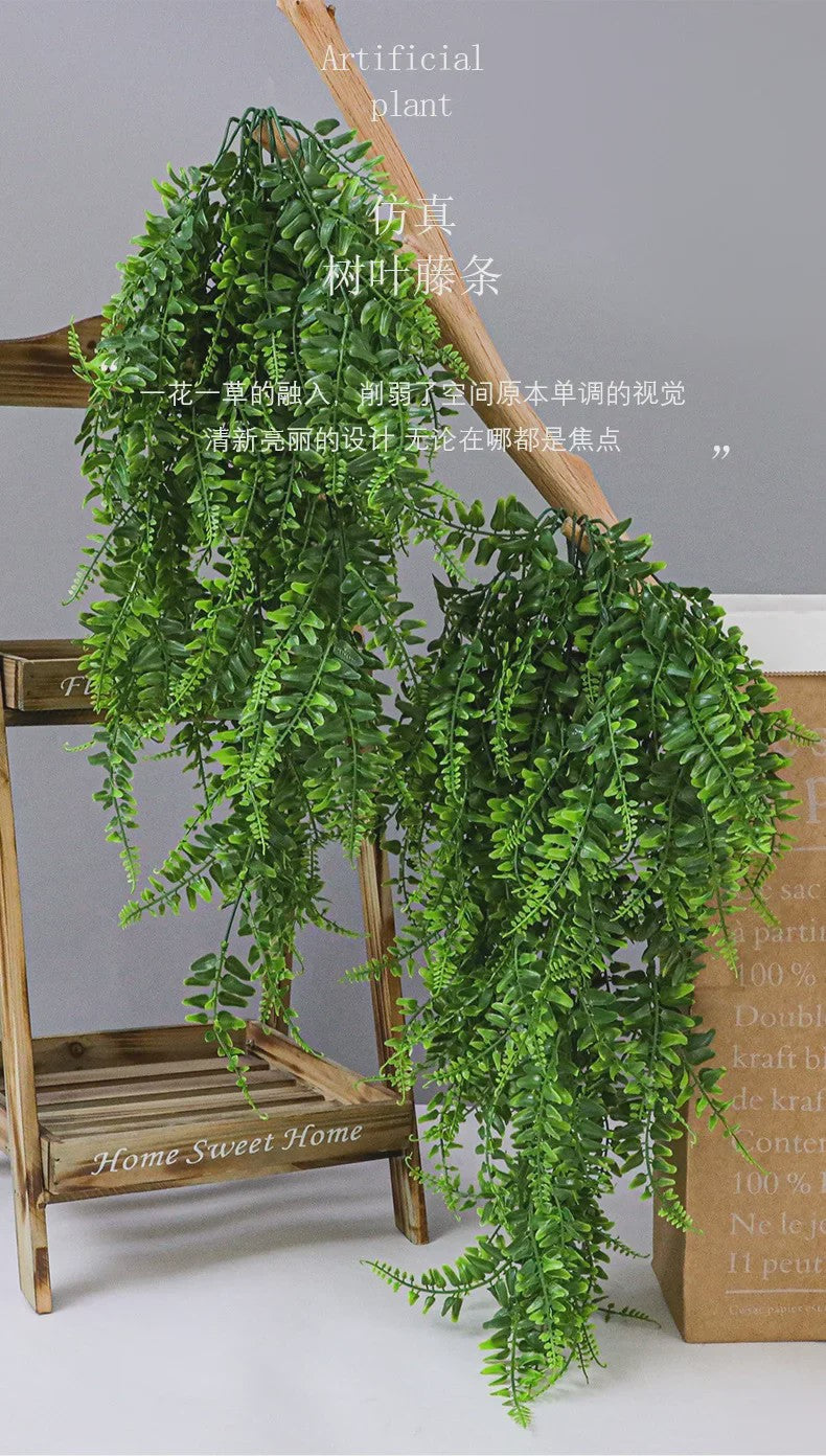 Kunstplant Hangplant Boston Varen 80cm - Decoratieve Nep Plant voor Binnen en Buiten