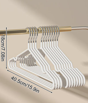 Set van 25 Metalen Kledinghangers - Antislip & Krasvrij voor Garderobe & Slaapkamer