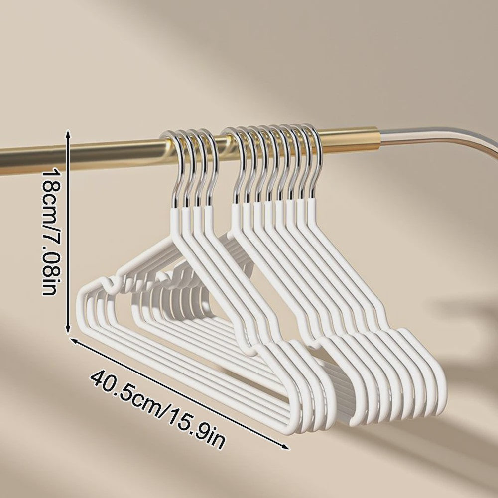 Set van 25 Metalen Kledinghangers - Antislip & Krasvrij voor Garderobe & Slaapkamer