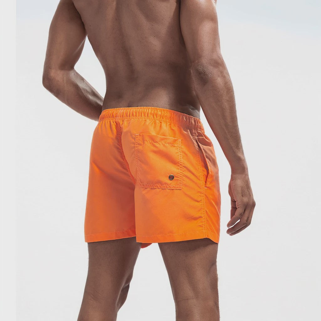 Heren Sneldrogende Zwemshorts met Trekkoord en Zakken - Perfect voor Strand en Zomeractiviteiten