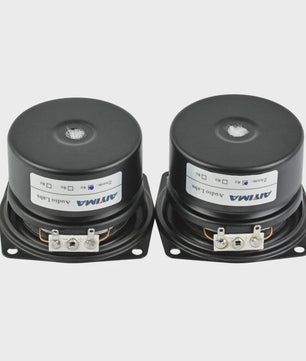AIYIMA 2x 2.5 Inch Full Range HIFI Speakers - 4/8 Ohm, 8-15W - Desktop & Home Theater
