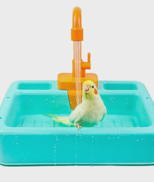 Automatische Vogelbadje met Douche voor Papegaaien en Kleine Vogels - Interactief Speelgoed