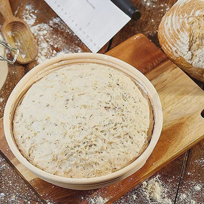 Rieten Broodmand Ovalen Banneton voor Rijzen & Fermenteren van Deeg