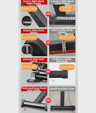 Opvouwbare Dumbbell Bank - Verstelbare Fitness Bank voor Krachttraining Thuis