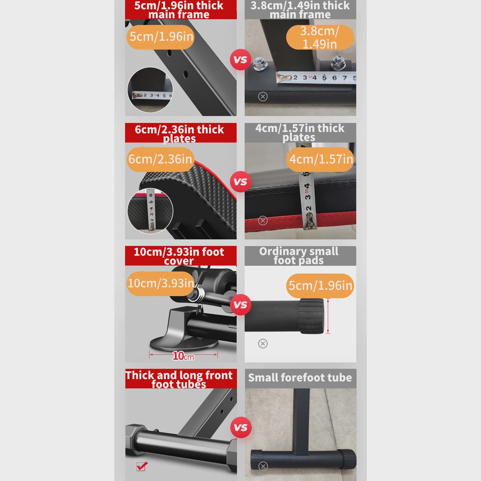Opvouwbare Dumbbell Bank - Verstelbare Fitness Bank voor Krachttraining Thuis