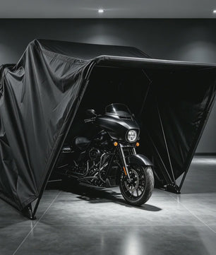 Compacte Motor Garage Tent - 270x105x155cm - Vrijstaande Stalen Frame, Stof- en UV-Bestendig