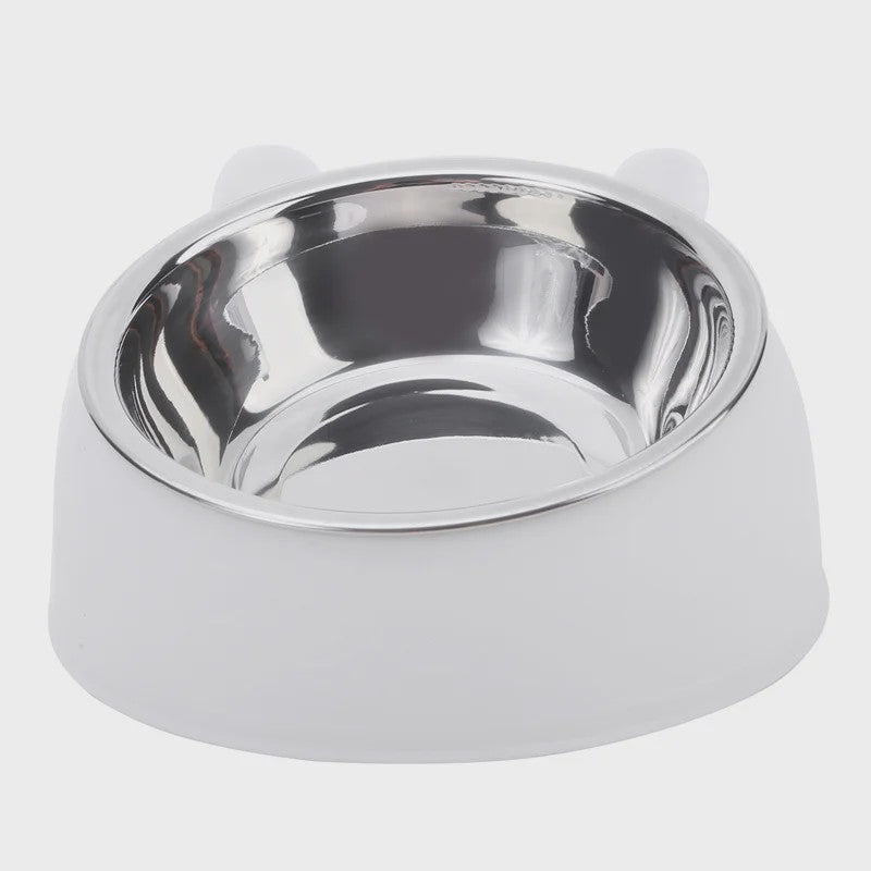 Verhoogde Voerbak RVS voor Katten & Honden - Ergonomisch en Stijlvol