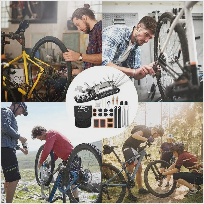 Multifunctionele Fietsreparatieset: Alles-in-één Gereedschap voor Onderweg
