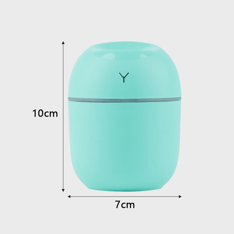 Compacte Mini Luchtbevochtiger & Luchtreiniger voor Thuis, Auto, Slaapkamer & Kantoor - Stil & Draagbaar