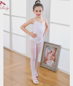 Meisjes Ballet Leotard met Bandjes - Katoen - Dans & Gymnastiek