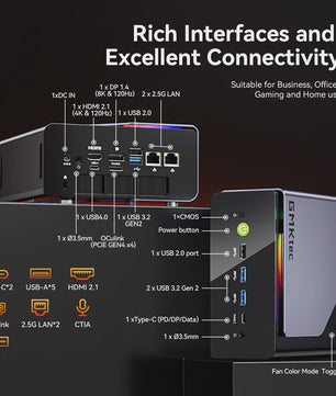 GMKtec K12 Mini PC: Krachtige AMD Ryzen 7 8745HS, Oculink, WiFi 6E