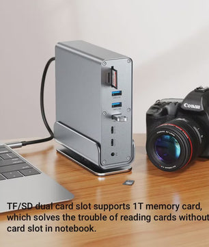 15-in-1 USB-C Docking Station met 4K60Hz, PD 100W en Gigabit Ethernet