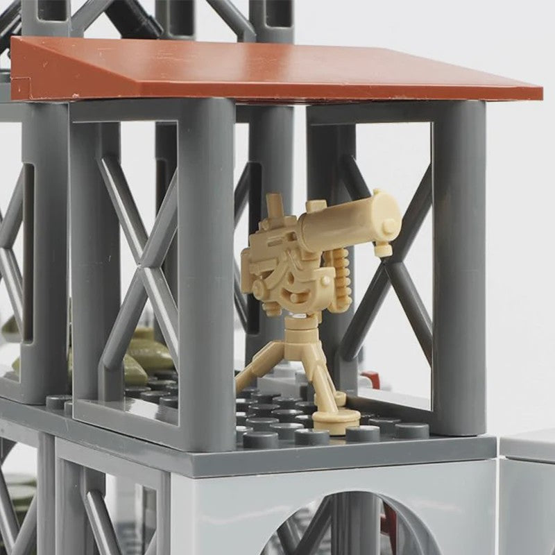 Bouwset Militaire Basis WO2 - Modelbouw Speelgoed met Wapens voor Jongens
