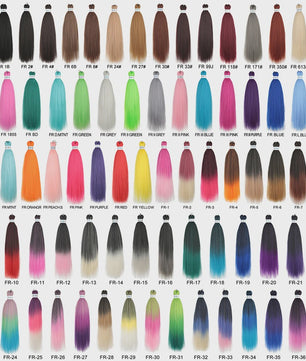 26 Inch Ombre Kleuren Vlechtsel Haar Synthetisch Pre-stretched Jumbo Braids Haar voor Cosplay & Pruiken