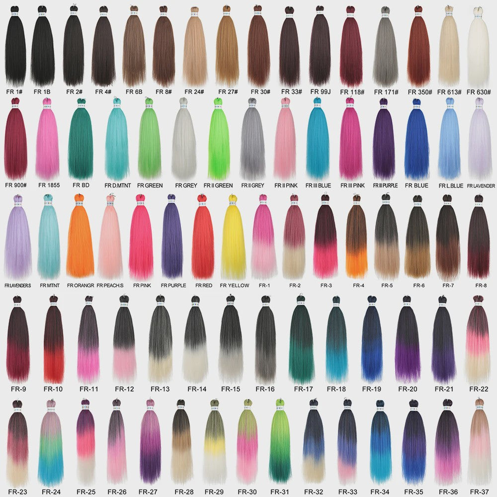 26 Inch Ombre Kleuren Vlechtsel Haar Synthetisch Pre-stretched Jumbo Braids Haar voor Cosplay & Pruiken