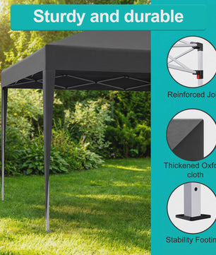 3x3m Pop-Up Gazebo Partytent - Waterdicht, UV-beschermend & Draagbaar