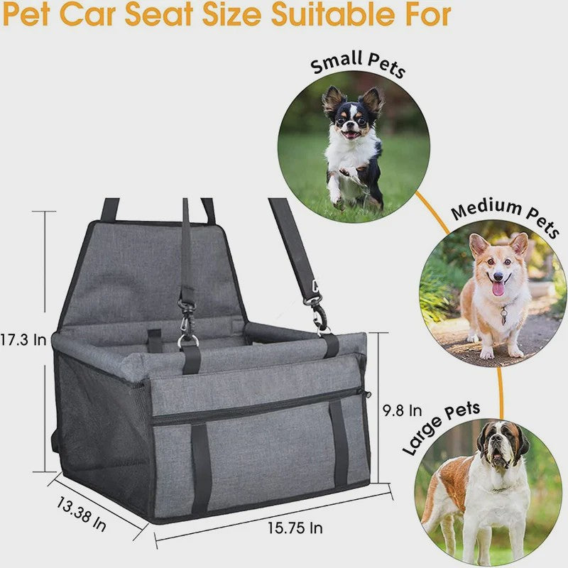 Veilige Hond Auto Stoel Organizer & Reismand - Opvouwbaar & Comfortabel