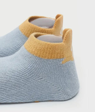 6 Paar Leuke Kinder Sokken met Antislip - Katoen, Ademend & Comfortabel - Schattige Dierenprintjes