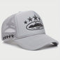 Unisex Trucker Cap met Mesh Achterkant en Unieke Print - Streetwear Stijl