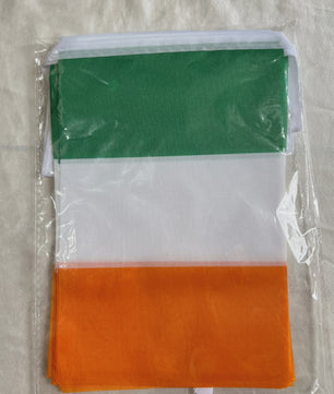 Ierse Vlaggetjes Slinger - Groen, Wit, Oranje - Feestdecoratie & St. Patrick's Day