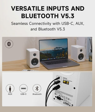 Edifier M60: Krachtige 66W RMS Desktop Speakers met Bluetooth 5.3, Hi-Res Audio & LDAC